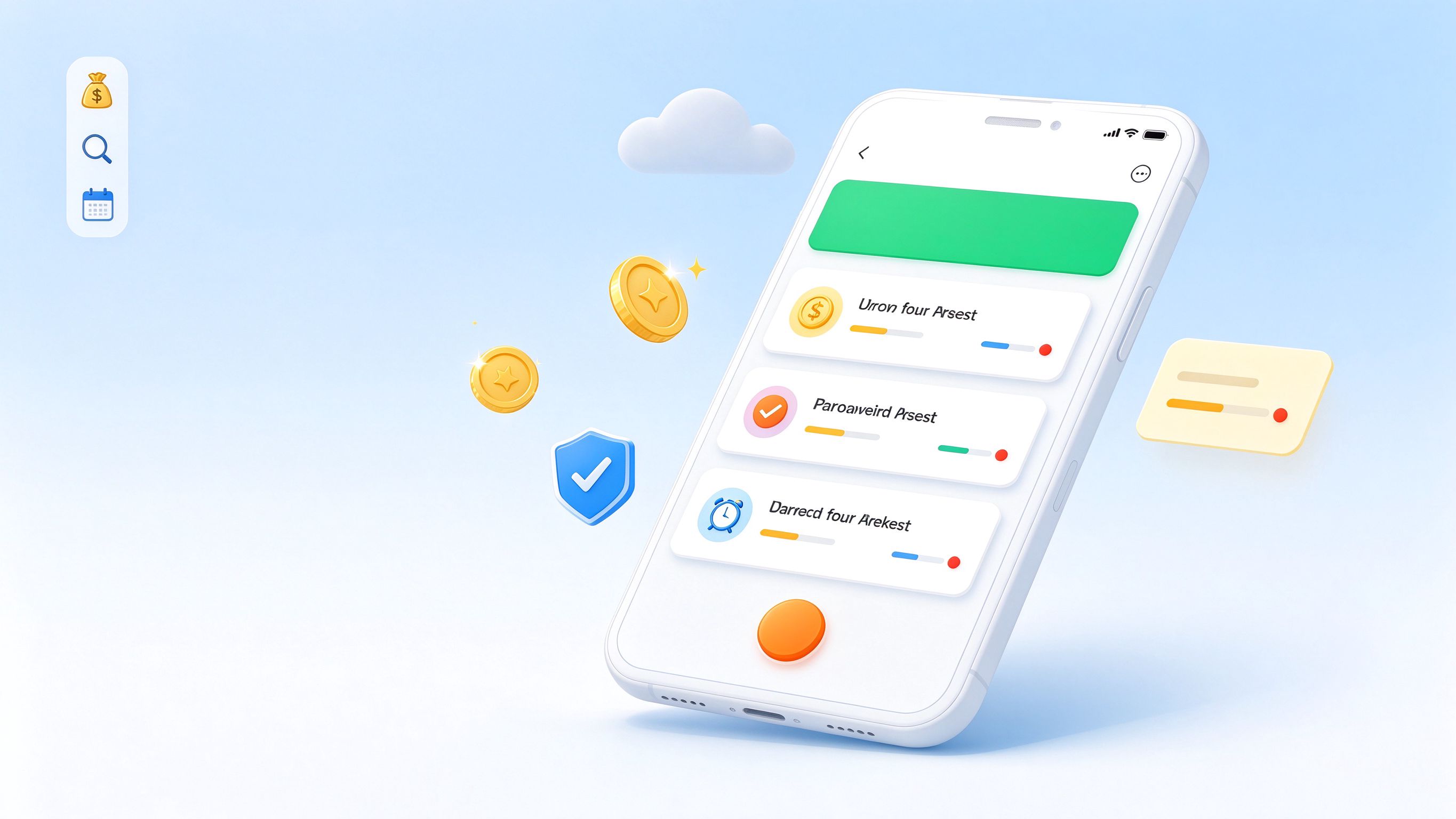 趣闲赚正版app下载 - 悬赏任务与游戏试玩赚钱界面示意